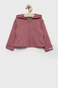 United Colors of Benetton bluza bawełniana dziecięca bawełna fioletowy 3QLAG500X.P