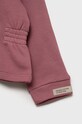 United Colors of Benetton bluza bawełniana dziecięca 3QLAG500X.P fioletowy AW22