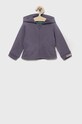 United Colors of Benetton bluza bawełniana dziecięca bawełna fioletowy 3QLAG500X.P