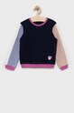 Dětská mikina United Colors of Benetton nášivka námořnická modř 3GNSG104Y.P