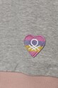 Dziewczynka United Colors of Benetton bluza dziecięca 3GNSG104Y.P szary