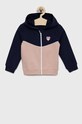 United Colors of Benetton bluza dziecięca z kapturem granatowy 3GNSG501M.P