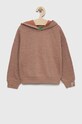 Detská mikina United Colors of Benetton melanž hnedá 30HFC201R.G