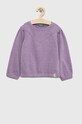 United Colors of Benetton bluza dziecięca pozostałe fioletowy 30HFG106H.P