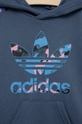 Otroška mikica adidas Originals vijolična