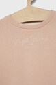 Fete Pepe Jeans hanorac de bumbac pentru copii PG581137.308 roz