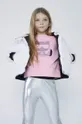 różowy Karl Lagerfeld bluza dziecięca Dziewczęcy