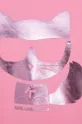 różowy Karl Lagerfeld bluza dziecięca