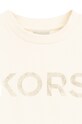 Dziewczynka Michael Kors bluza bawełniana dziecięca R15136.156 beżowy