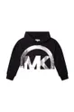 μαύρο Παιδική βαμβακερή μπλούζα Michael Kors Για κορίτσια