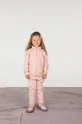 Coccodrillo bluza bawełniana dziecięca różowy