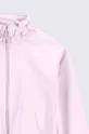 Coccodrillo bluza bawełniana dziecięca fioletowy