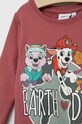 Dziewczynka Name it bluza dziecięca Psi Patrol 13207798.Mauvewood różowy