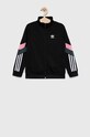 Otroška mikica adidas Originals Našitek črna HL6889