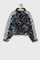 czarny adidas Originals bluza dziecięca Dziewczęcy