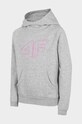 Dziewczynka 4F bluza dziecięca HJZ22.JBLD002 szary