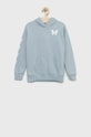 Dětská mikina Abercrombie & Fitch s kapucí modrá KI252.2604