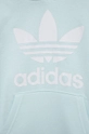 Otroška mikica adidas Originals  Glavni material: 70% Bombaž, 30% Recikliran poliester Podloga kapuce: 100% Bombaž Patent: 95% Bombaž, 5% Spandex