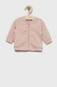 ροζ Παιδική βαμβακερή μπλούζα United Colors of Benetton Παιδικά