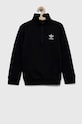 Παιδική μπλούζα adidas Originals στάμπα μαύρο HK0336