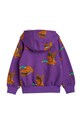 Mini Rodini bluza bawełniana dziecięca 2272001145 fioletowy AW22