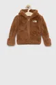 brązowy The North Face bluza niemowlęca BABY BEAR F/Z HOODIE Dziecięcy