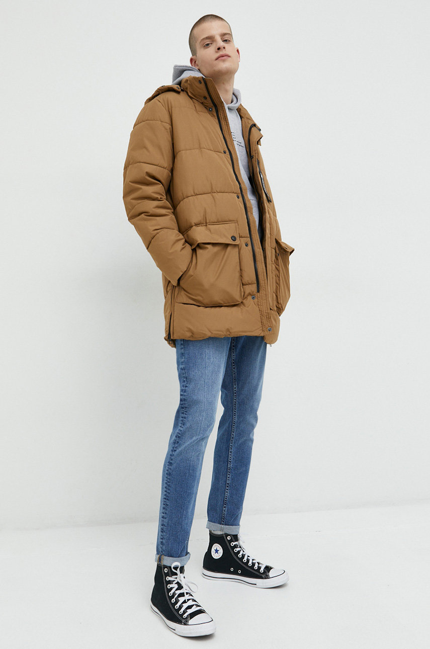 Mikina Jack & Jones světle šedá