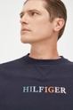 σκούρο μπλε Βαμβακερή μπλούζα Tommy Hilfiger