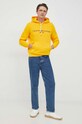 Tommy Hilfiger bluza MW0MW11599.9BYY pomarańczowy AW22