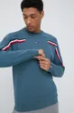 niebieski Tommy Hilfiger bluza bawełniana