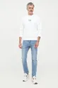 Calvin Klein bluza bawełniana biały