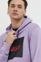 vijolična Bombažen pulover HUGO
