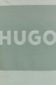 HUGO bluza bawełniana 50473168 zielony