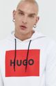 Odzież HUGO bluza bawełniana 50473168 biały