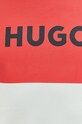 Хлопковая кофта HUGO 50473168 зелёный