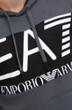 γκρί Βαμβακερή μπλούζα EA7 Emporio Armani