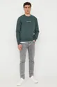 Bluza Calvin Klein Jeans zelena