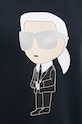 Bavlnená mikina Karl Lagerfeld 500951.705071 tmavomodrá