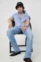 Levi's bluza bawełniana 34581.0020 niebieski AW22