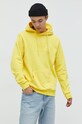 Bavlněná mikina adidas Originals žlutá HK2791