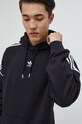 adidas Originals hanorac de bumbac negru HK7309