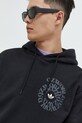 adidas Originals hanorac de bumbac negru HL9250