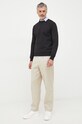 Liu Jo bluza M000P203CREWJEANS czarny AW22