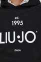 Bavlněná mikina Liu Jo M000P203ESTHOODIE černá