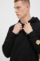 Quiksilver felpa in cotone x Stranger Things EQYFT04725 nero
