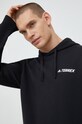 Tepláková mikina adidas TERREX Logo černá HE1763