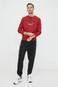 Βαμβακερή μπλούζα Pepe Jeans κόκκινο