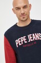 Памучен суичър Pepe Jeans тъмносин PM582262.594