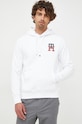 Mikina Tommy Hilfiger s kapucí bílá MW0MW28677.9BYY