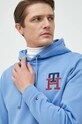 Mikina Tommy Hilfiger modrá MW0MW28677.9BYY